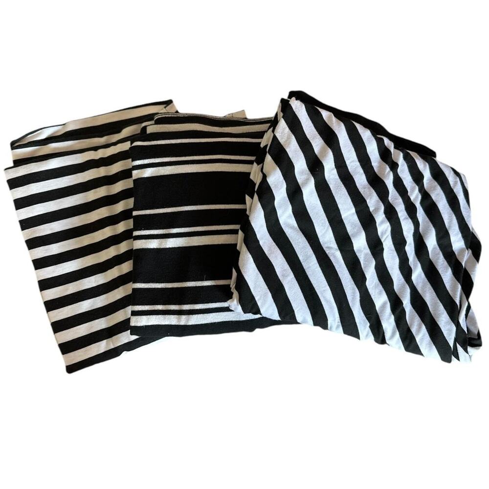 Womens Skirts Size XL Black White 3 Skirt Bundle Maxi Summer Vacation Packable